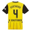 Oficiální Fotbalový Dres Borussia Dortmund N. Schlotterbeck 4 Domácí 2024-25 pro Děti